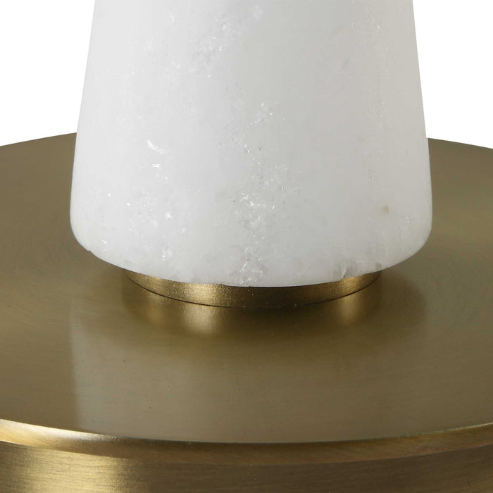 Unify One Light Table Lamp Brass-Lamps-Uttermost-Lighting Design Store
