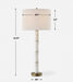 Unify One Light Table Lamp Brass-Lamps-Uttermost-Lighting Design Store