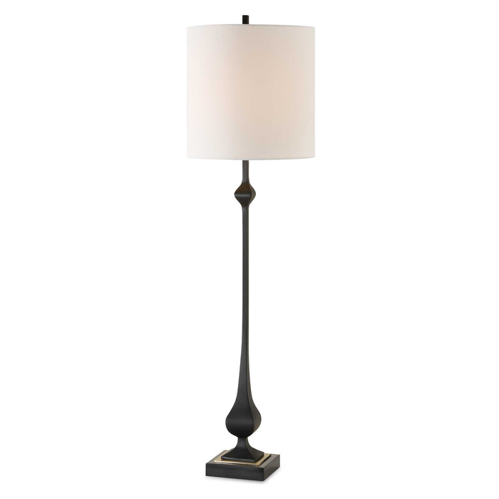 Hightower One Light Buffet Lamp Antique Brass-Lamps-Uttermost-Lighting Design Store