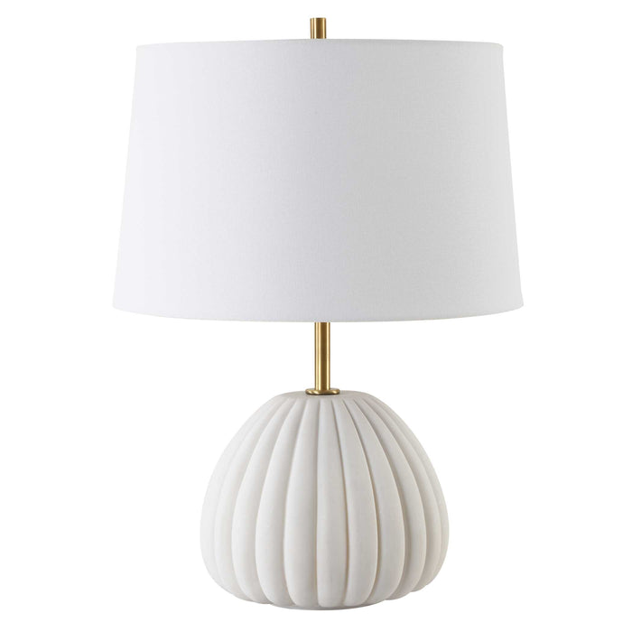 Lynna One Light Table Lamp Brass-Lamps-Uttermost-Lighting Design Store