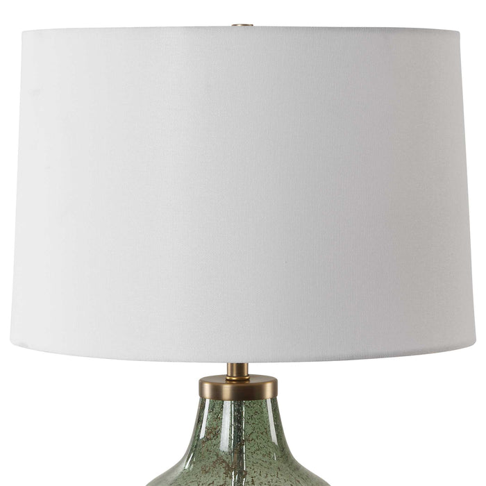 Chianti One Light Table Lamp Antique Brass-Lamps-Uttermost-Lighting Design Store