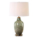 Chianti One Light Table Lamp Antique Brass-Lamps-Uttermost-Lighting Design Store