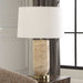 Aubrey One Light Table Lamp Antique Brass-Lamps-Uttermost-Lighting Design Store
