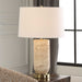 Aubrey One Light Table Lamp Antique Brass-Lamps-Uttermost-Lighting Design Store