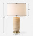 Aubrey One Light Table Lamp Antique Brass-Lamps-Uttermost-Lighting Design Store