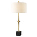 Suranne One Light Table Lamp Antique Brass-Lamps-Uttermost-Lighting Design Store