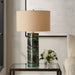 Loch One Light Table Lamp Brushed Nickel-Lamps-Uttermost-Lighting Design Store