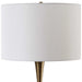 Sanctuary One Light Table Lamp Antique Brass-Lamps-Uttermost-Lighting Design Store
