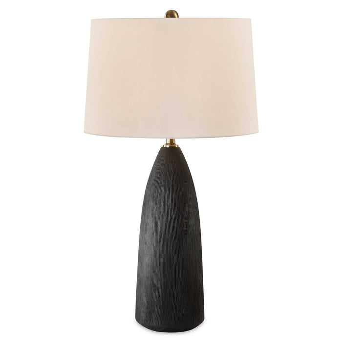 Jett One Light Table Lamp Antique Brass-Lamps-Uttermost-Lighting Design Store