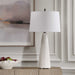 Loire One Light Table Lamp Matte Black-Lamps-Uttermost-Lighting Design Store
