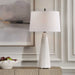 Loire One Light Table Lamp Matte Black-Lamps-Uttermost-Lighting Design Store