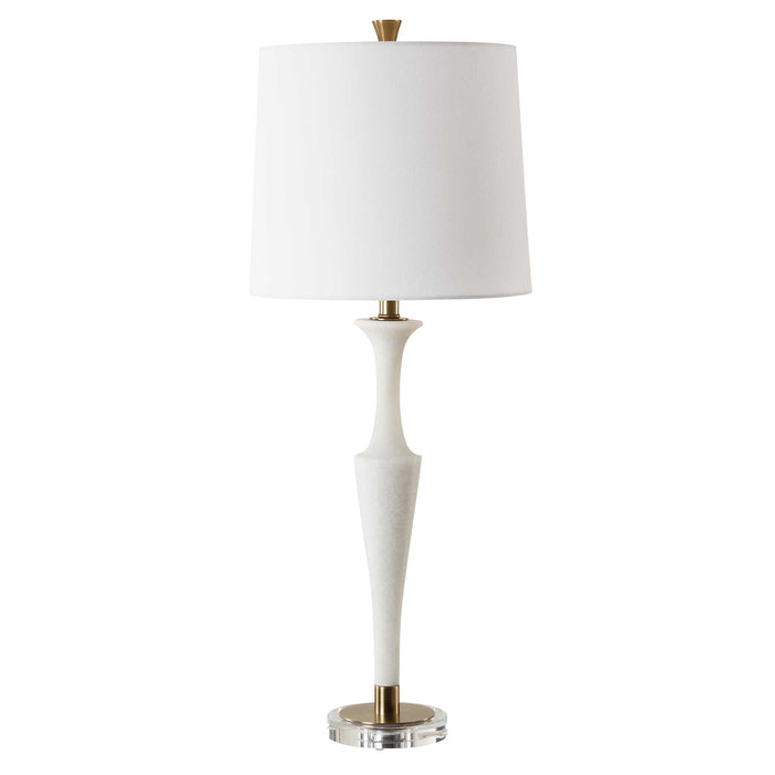 Colette One Light Table Lamp Antique Brass-Lamps-Uttermost-Lighting Design Store