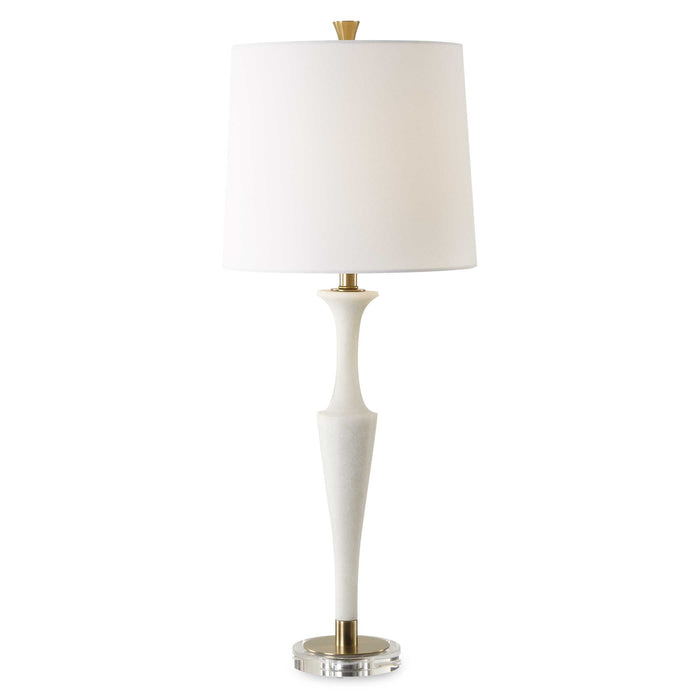 Colette One Light Table Lamp Antique Brass-Lamps-Uttermost-Lighting Design Store