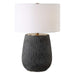 Americana One Light Table Lamp Aged Black-Lamps-Uttermost-Lighting Design Store