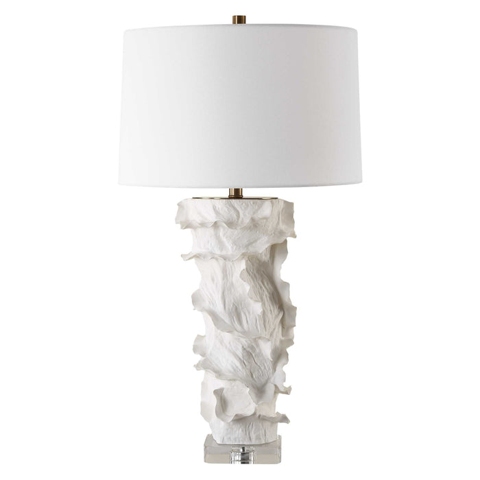 Wisp One Light Table Lamp Brass-Lamps-Uttermost-Lighting Design Store