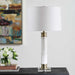 Plinth One Light Table Lamp Antique Brass-Lamps-Uttermost-Lighting Design Store