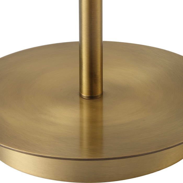 Quite The Buzz One Light Table Lamp Antique Brass-Lamps-Uttermost-Lighting Design Store