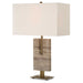 Turning Point One Light Table Lamp Brushed Antique Brass-Lamps-Uttermost-Lighting Design Store