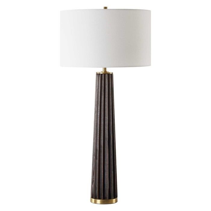 Forage Table Lamp Antique Brass-Lamps-Uttermost-Lighting Design Store