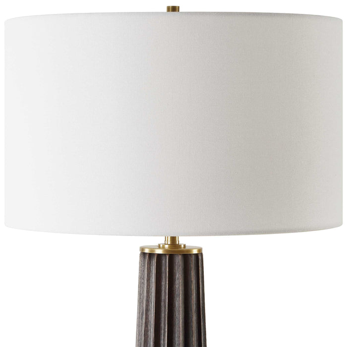 Forage Table Lamp Antique Brass-Lamps-Uttermost-Lighting Design Store