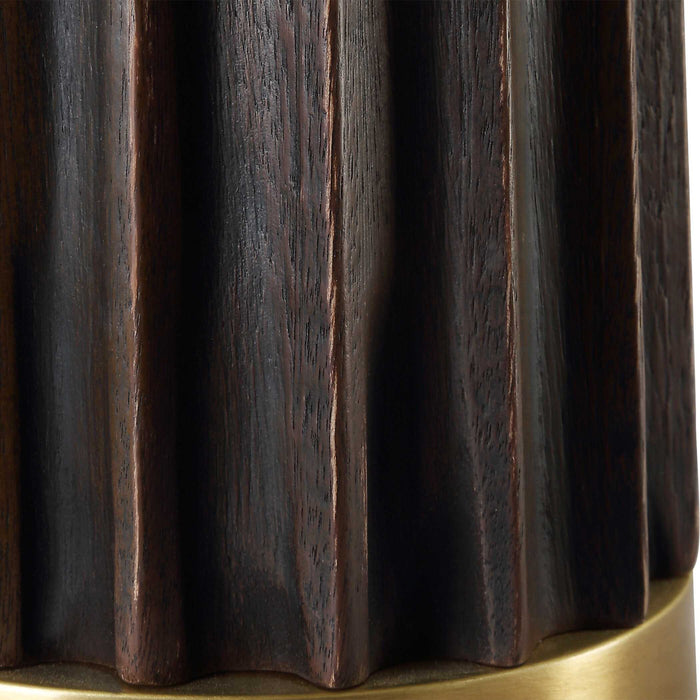 Forage Table Lamp Antique Brass-Lamps-Uttermost-Lighting Design Store