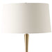 Shino One Light Floor Lamp Antique Brass-Lamps-Uttermost-Lighting Design Store