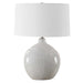 Dribble One Light Table Lamp Brushed Nickel-Lamps-Uttermost-Lighting Design Store