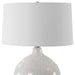 Dribble One Light Table Lamp Brushed Nickel-Lamps-Uttermost-Lighting Design Store