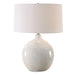 Dribble One Light Table Lamp Brushed Nickel-Lamps-Uttermost-Lighting Design Store