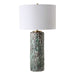 Meltdown One Light Table Lamp Charcoal Background. Brass-Lamps-Uttermost-Lighting Design Store