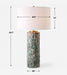 Meltdown One Light Table Lamp Charcoal Background. Brass-Lamps-Uttermost-Lighting Design Store