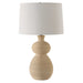 Pueblo One Light Table Lamp Brushed Antique Brass-Lamps-Uttermost-Lighting Design Store