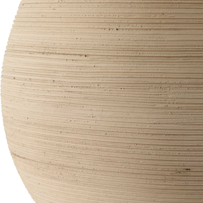 Pueblo One Light Table Lamp Brushed Antique Brass-Lamps-Uttermost-Lighting Design Store