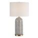 Dapple One Light Table Lamp Brushed Antique Brass-Lamps-Uttermost-Lighting Design Store