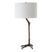 Perch One Light Table Lamp Antique Bronze-Lamps-Uttermost-Lighting Design Store
