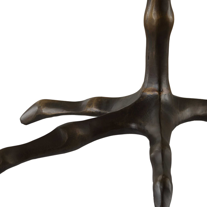 Perch One Light Table Lamp Antique Bronze-Lamps-Uttermost-Lighting Design Store