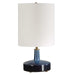 Abyss One Light Table Lamp While Brass-Lamps-Uttermost-Lighting Design Store