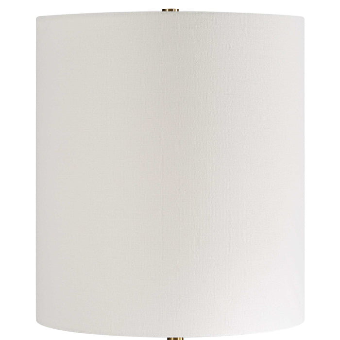 Abyss One Light Table Lamp While Brass-Lamps-Uttermost-Lighting Design Store