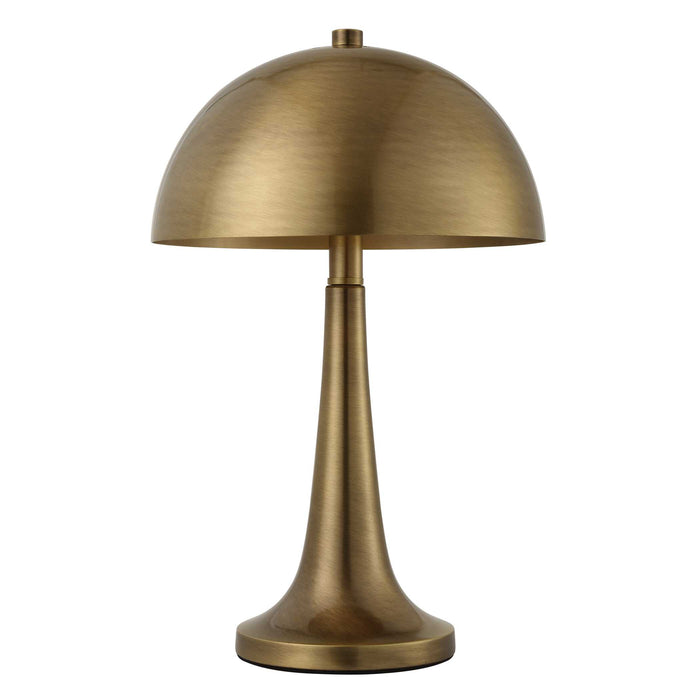 Dame One Light Table Lamp Antique Brass-Lamps-Uttermost-Lighting Design Store