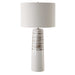 Haven One Light Table Lamp Brushed Plated Nickel-Lamps-Uttermost-Lighting Design Store
