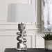 Free Flowing One Light Table Lamp Tarnished Nickel-Lamps-Uttermost-Lighting Design Store