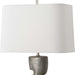 Free Flowing One Light Table Lamp Tarnished Nickel-Lamps-Uttermost-Lighting Design Store