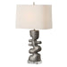 Free Flowing One Light Table Lamp Tarnished Nickel-Lamps-Uttermost-Lighting Design Store