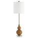 Sienna One Light Buffet Lamp Brushed Antique Brass-Lamps-Uttermost-Lighting Design Store