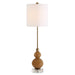 Sienna One Light Buffet Lamp Brushed Antique Brass-Lamps-Uttermost-Lighting Design Store