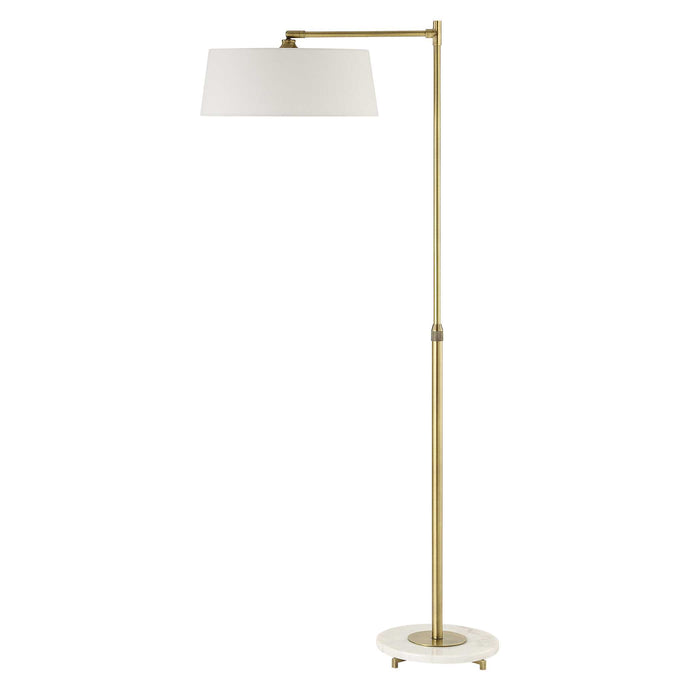 Branch Out One Light Floor Lamp Antique Brushed Brass-Lamps-Uttermost-Lighting Design Store