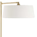 Branch Out One Light Floor Lamp Antique Brushed Brass-Lamps-Uttermost-Lighting Design Store