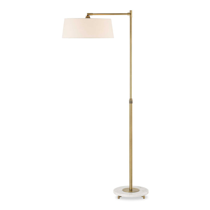 Branch Out One Light Floor Lamp Antique Brushed Brass-Lamps-Uttermost-Lighting Design Store