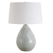 Moray One Light Table Lamp Brushed Nickel-Lamps-Uttermost-Lighting Design Store