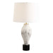 Magdaline One Light Table Lamp Plated Brass-Lamps-Uttermost-Lighting Design Store